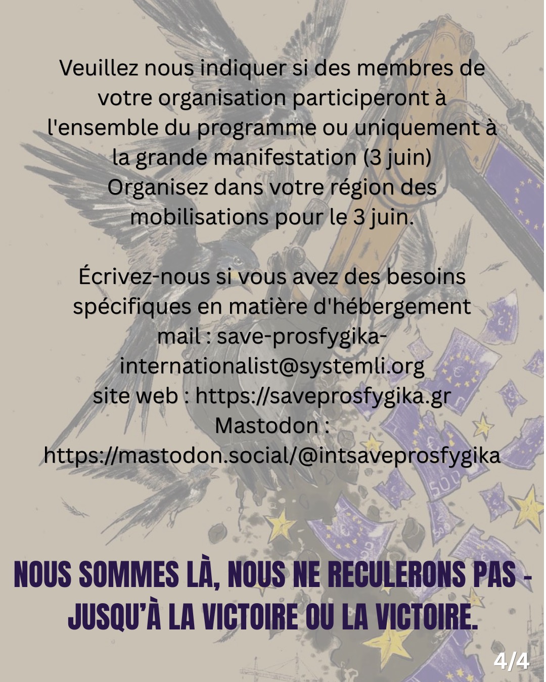Poster Rassemblement 4/4